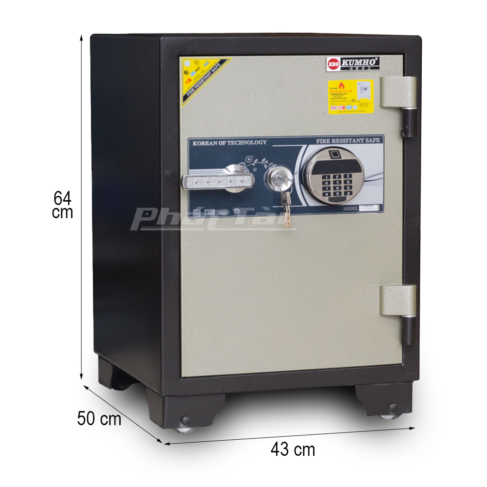 Két sắt Kumho KCH110VĐ khóa vân tay điện tử 