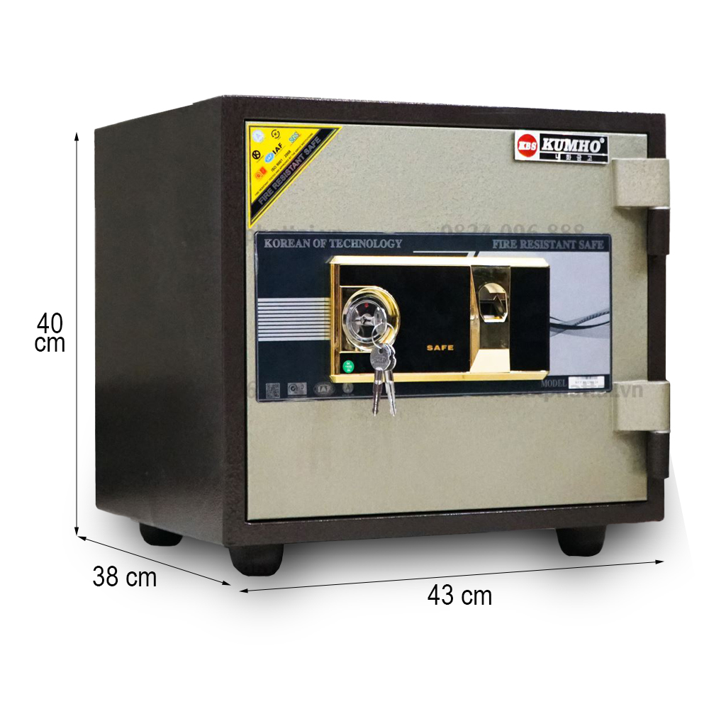 Két sắt Kumho KCH41VT khoá vân tay 