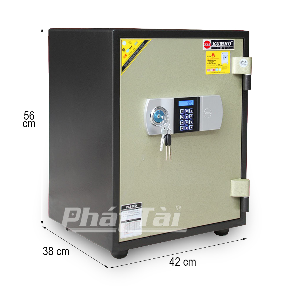 Két sắt Kumho KCH68ĐT khóa điện tử có báo động