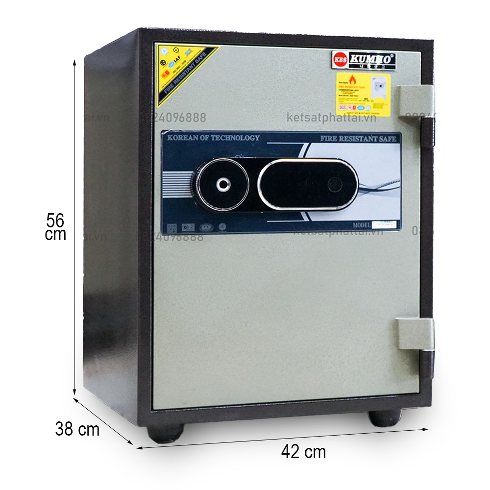 Két sắt Hàn Quốc Kumho KCH68VD khóa vân tay điện tử