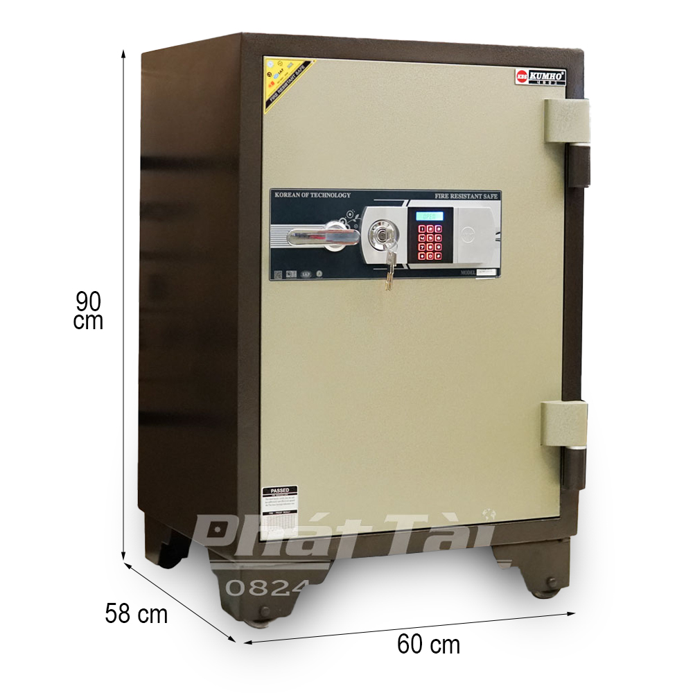 KÉT SẮT KUMHO KCH900ĐT KHÓA ĐIỆN TỬ BÁO ĐỘNG