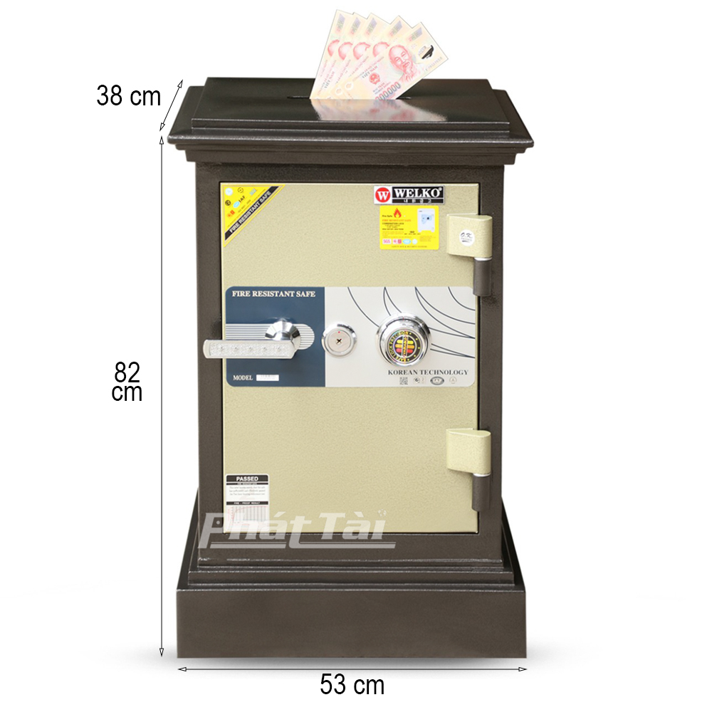 Két sắt Welko KN54KC khoét nóc 