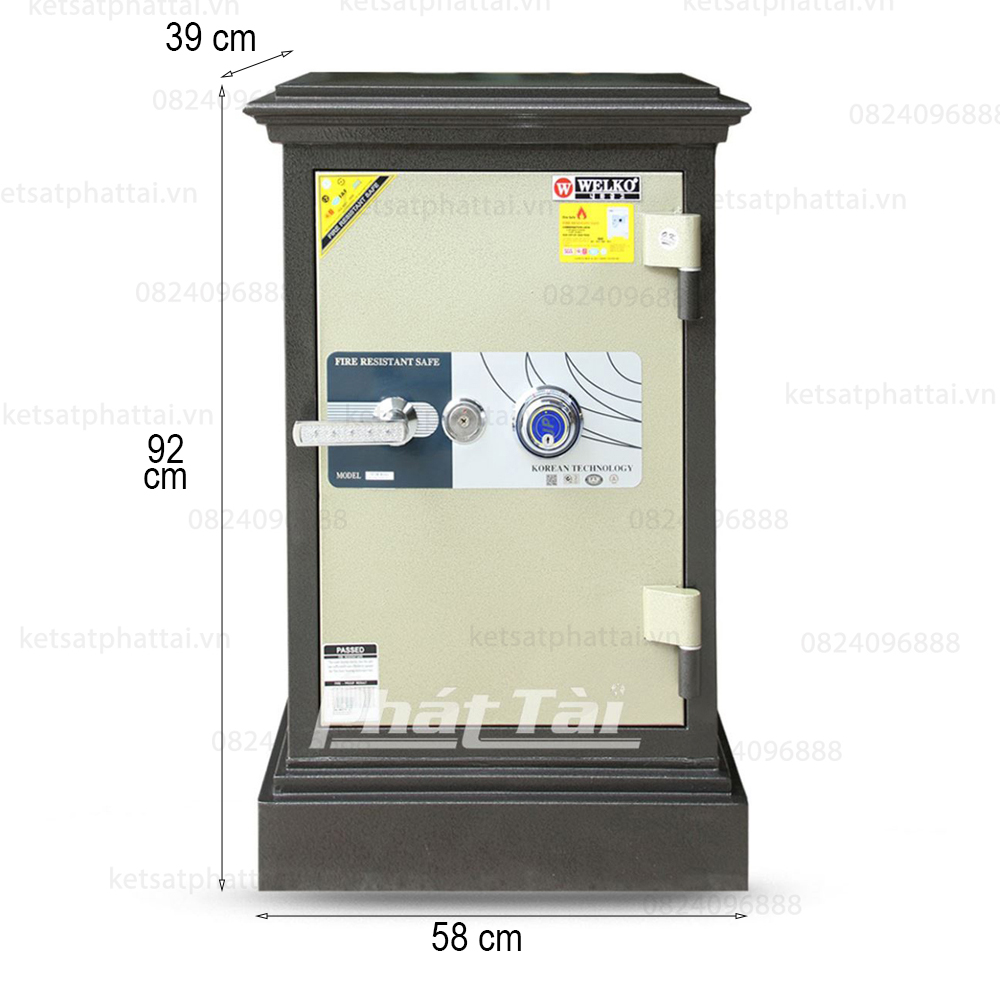 Két sắt WELKO KN74ĐM đổi mã