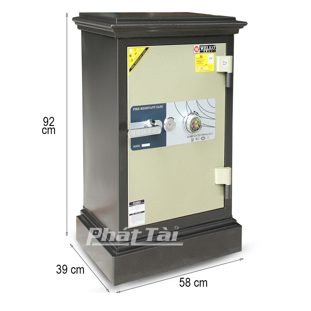 Két Sắt Welko KN74KC Khóa Cơ