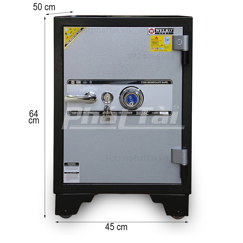 Két sắt WELKO KS125ĐM đổi mã