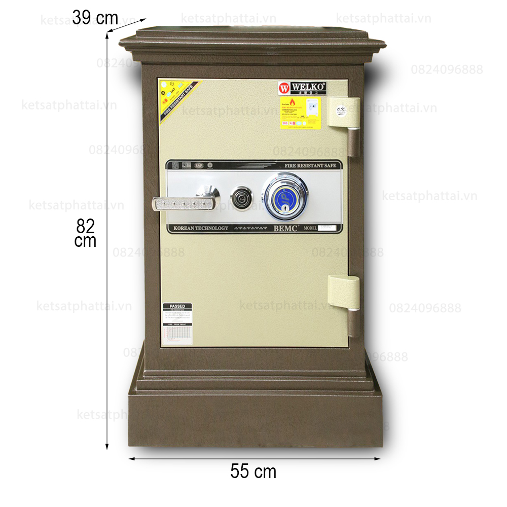 Két sắt WELKO KD54ĐM đổi mã