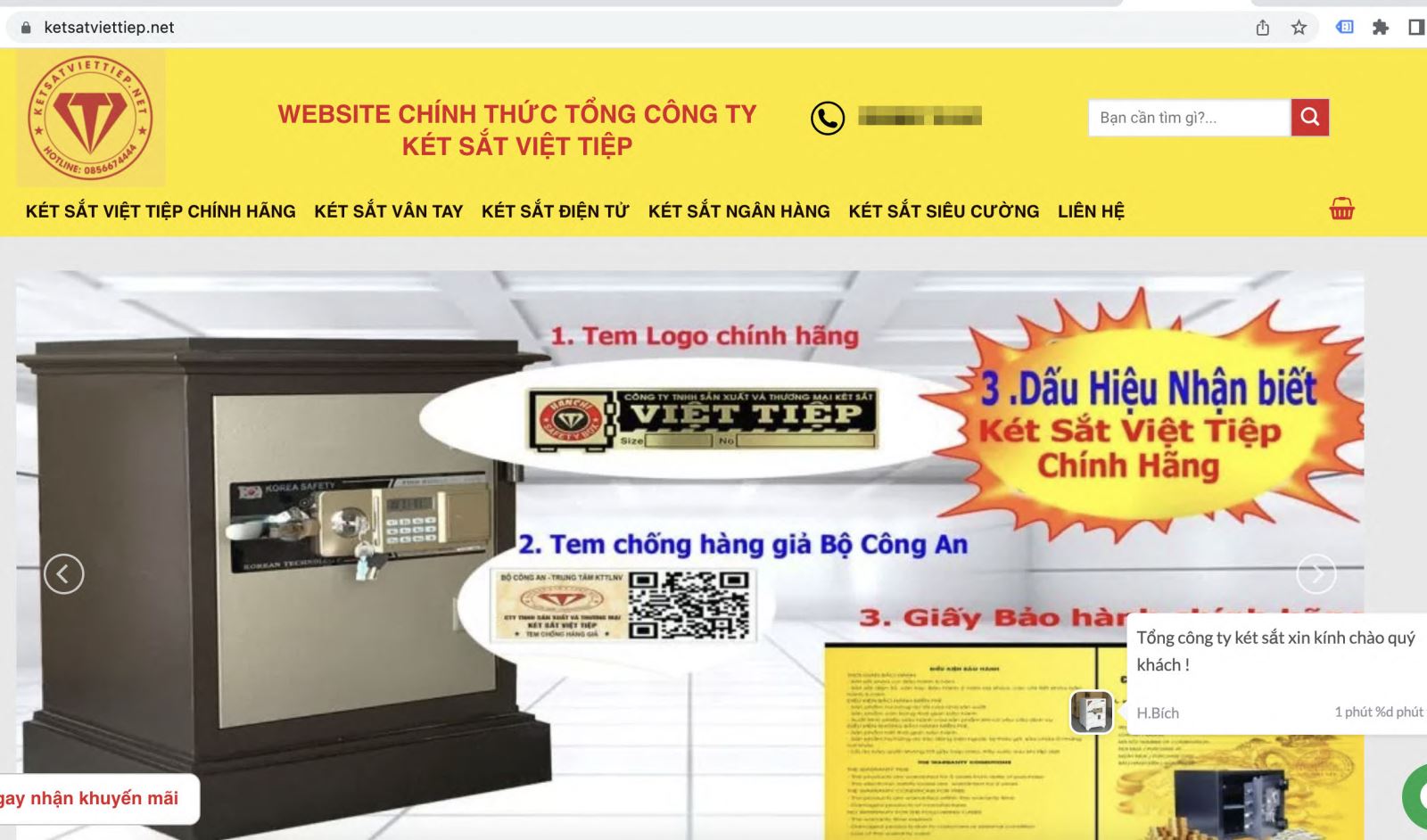  Các website Việt Tiệp giả mạo tự nhận mình là nhà sản xuất lừa đảo khách hàng