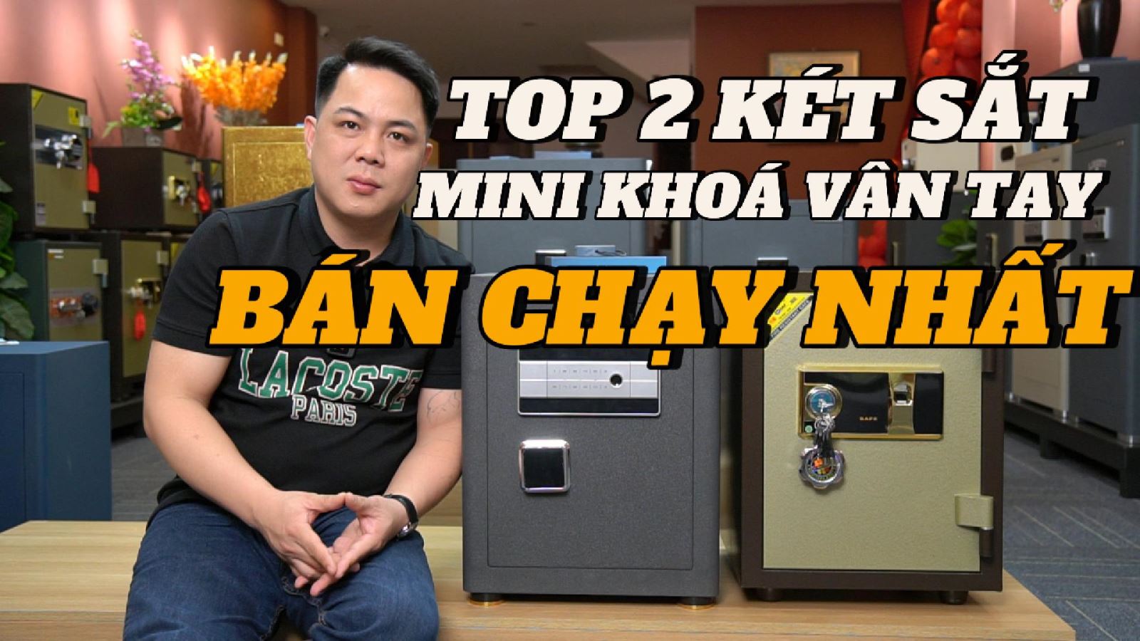 TOP 2 Két Sắt Mini Khoá Vân Tay Đáng Mua Nhất Cho Gia Đình Năm 2025